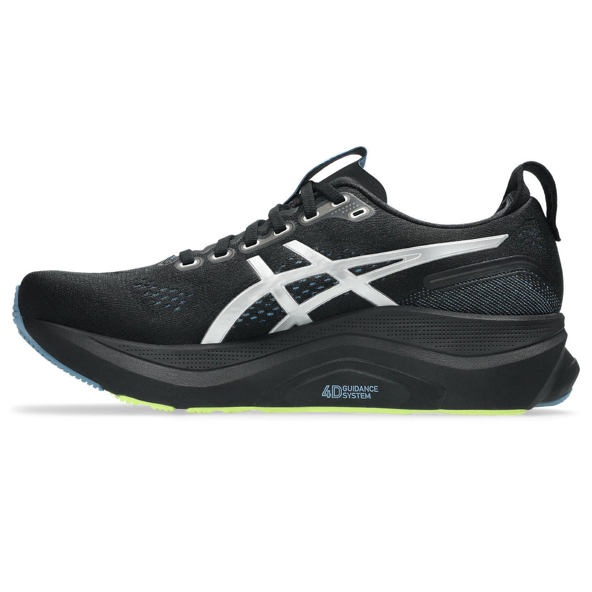 Asics  shoes  neutral running shoes mens  sneakers Gel-Kayano 32 Black / Metallic Silver / Neon Green