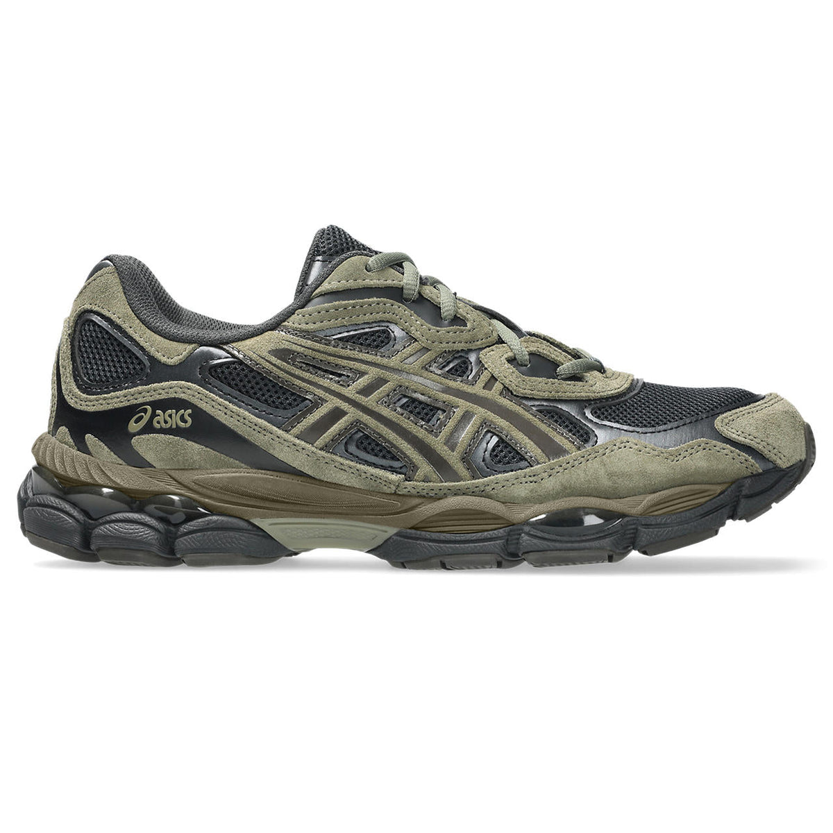 Asics womens shoes  neutral running shoes mens  sneakers Gel-NYC ¨C Olive/Black Sneaker