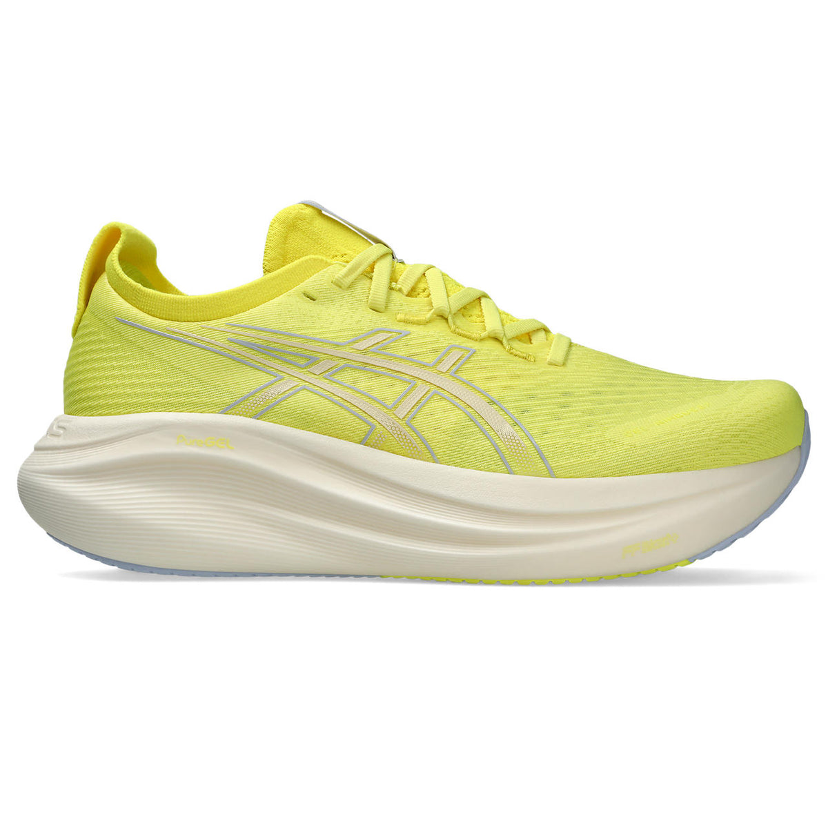 Asics womens shoes  neutral running shoes mens  sneakers  Gel-Nimbus 27 Bright Yellow / Cream