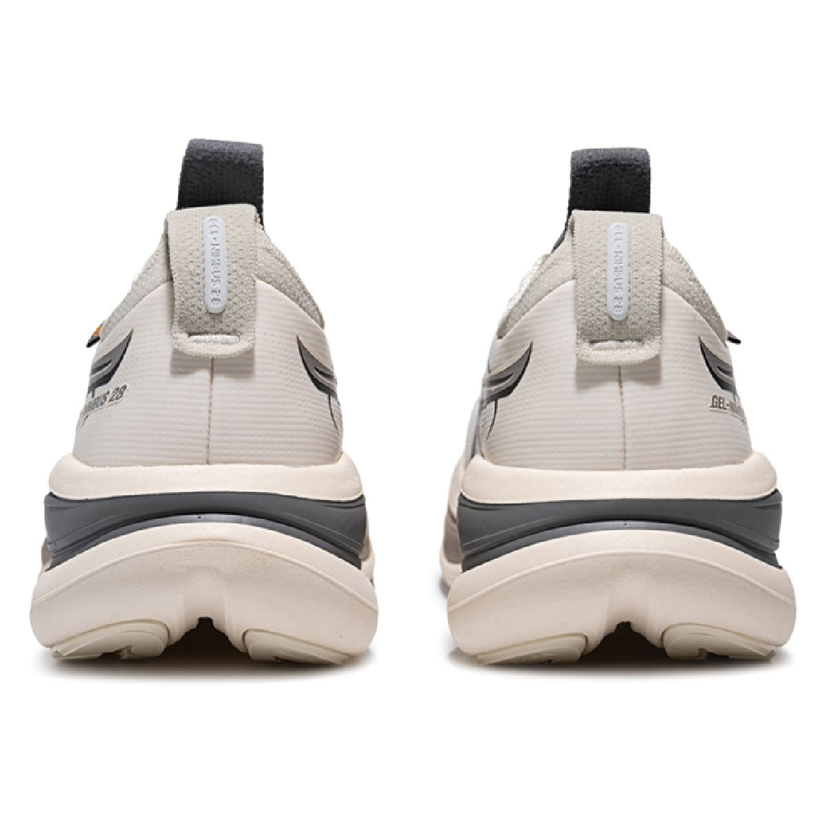 Asics womens shoes  neutral running shoes mens  sneakers  Gel-Nimbus 28 Cream / Dark Grey