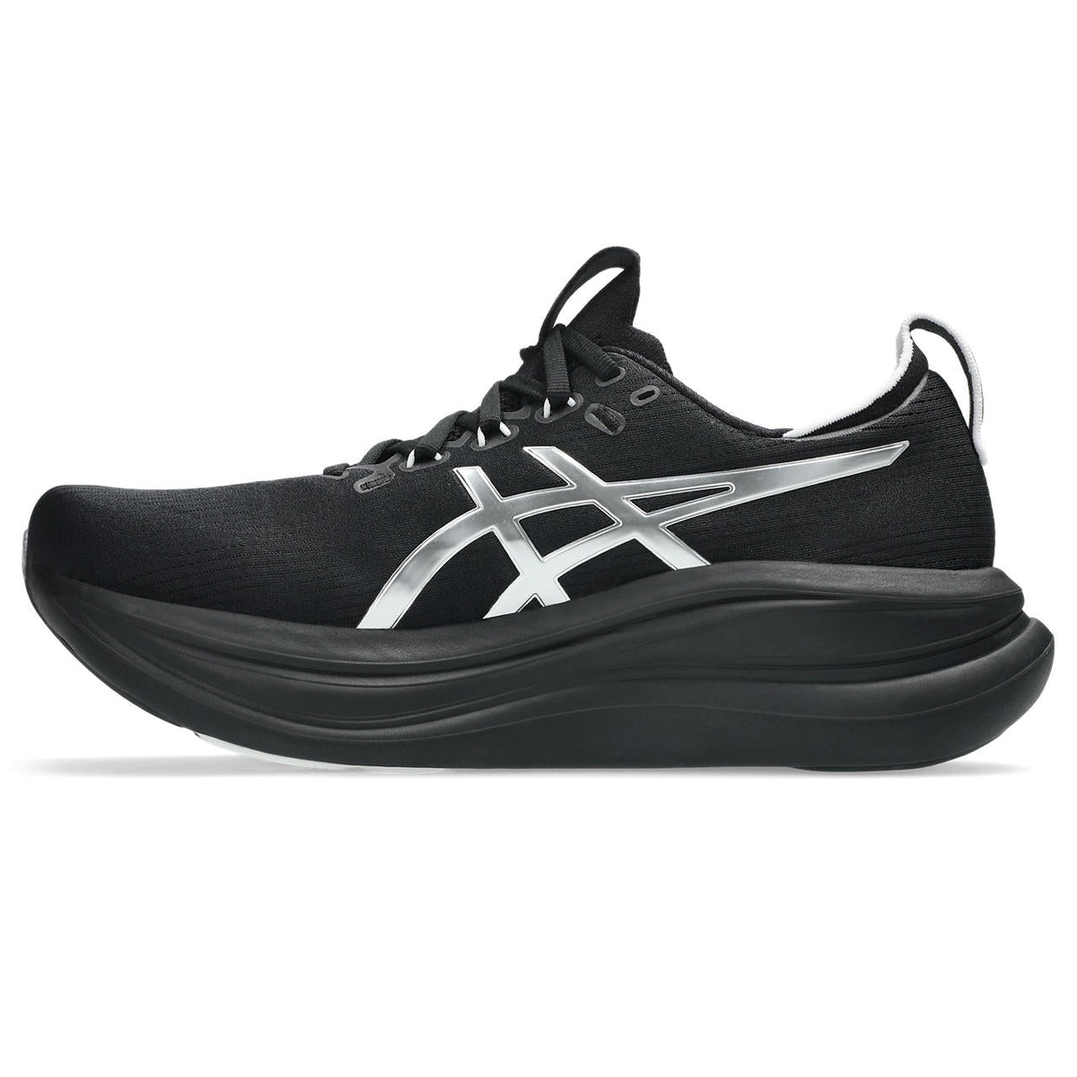 Asics womens shoes  neutral running shoes mens  sneakers  Gel-Nimbus 28 ¨C Black/Silver Running Shoe