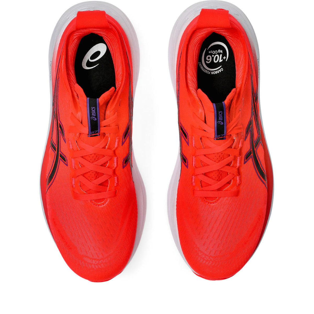 Asics womens shoes  neutral running shoes mens  sneakers  Gel-Nimbus 28 ¨C Red/Black/Purple Running Shoe
