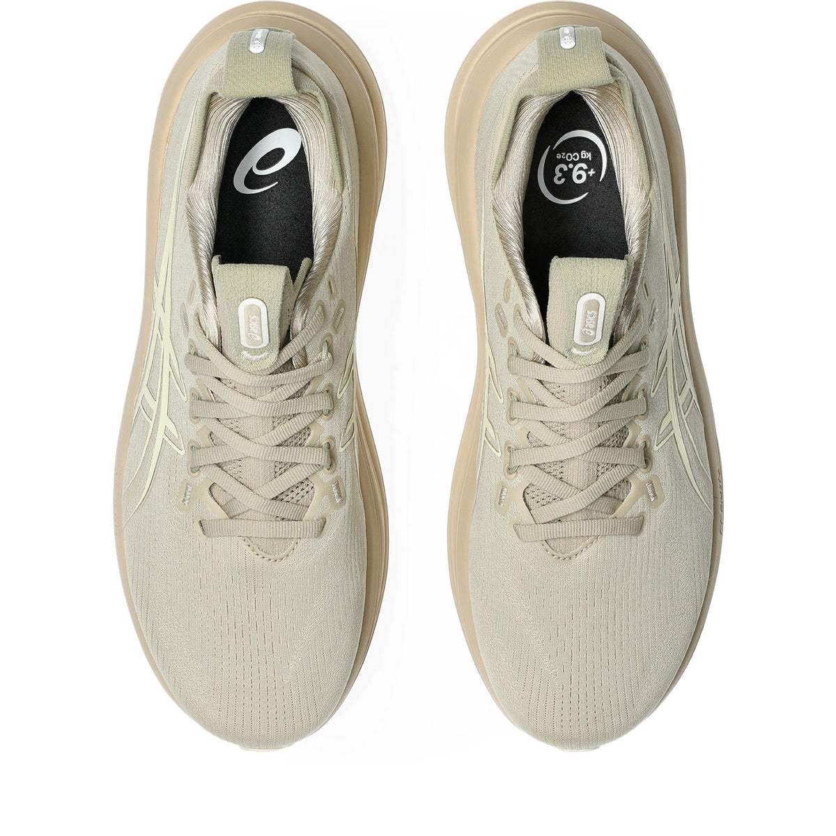 Asics womens shoes  neutral running shoes mens  sneakers Gel-Nimbus 28 ¨C Khaki/Beige Running Shoe