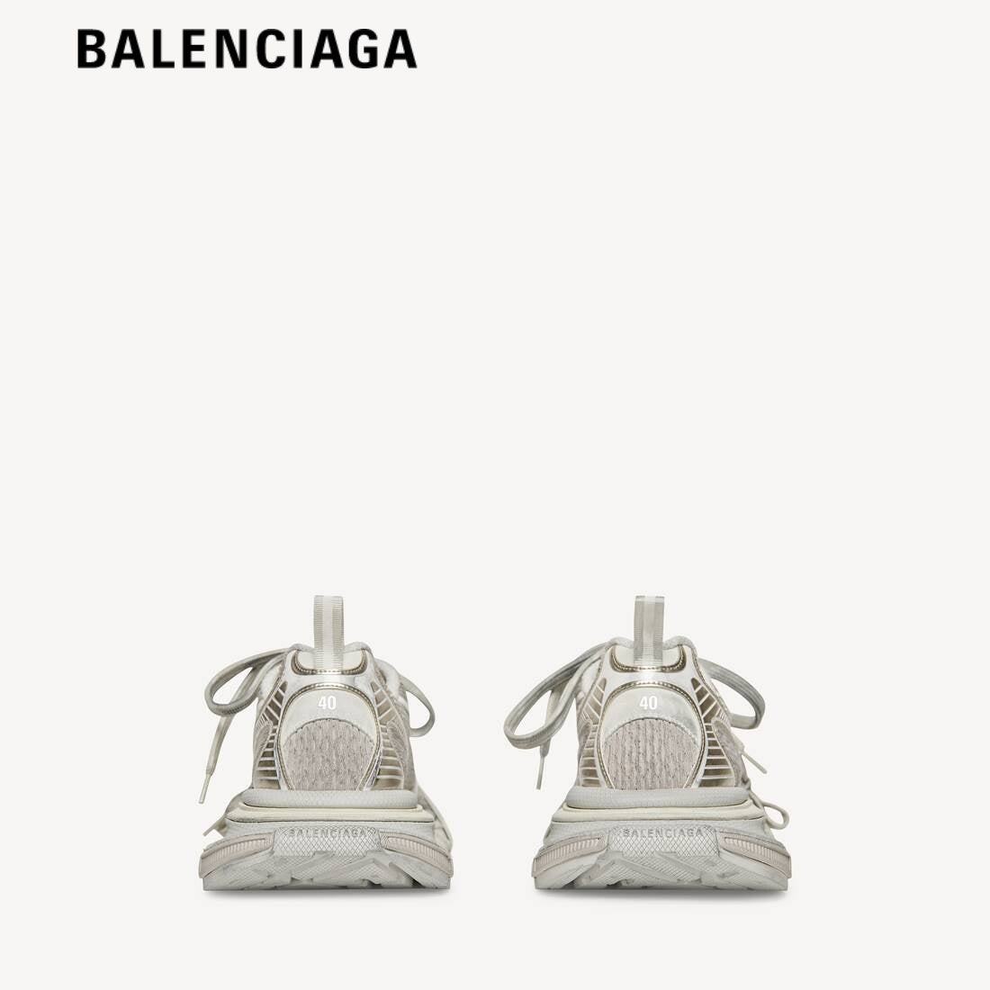 Balenciaga 3XL Check Pattern men's shoes  women sneakers