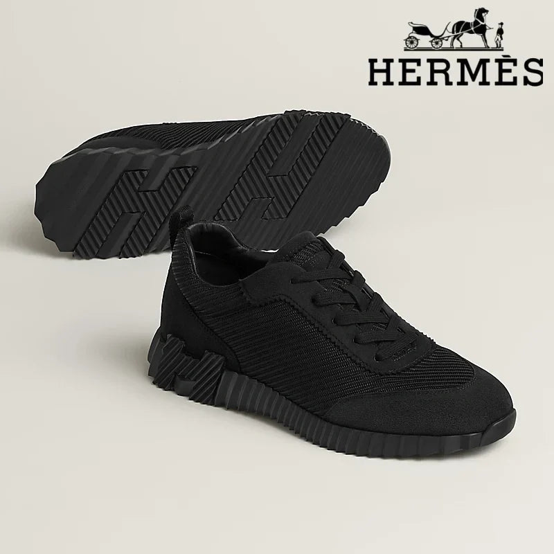 Herm¨¨s Bouncing Black Sneaker