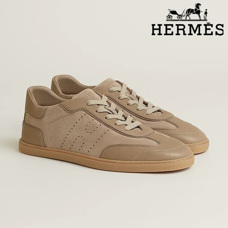 Herm¨¨s Boomerang Taupe Sneaker