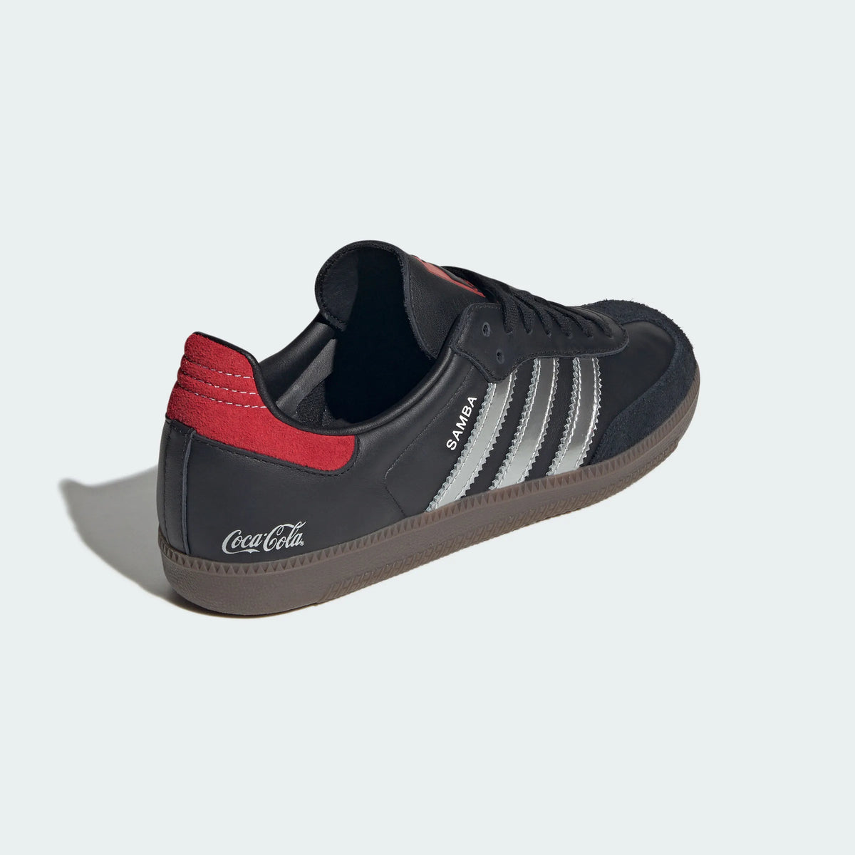 Adidas Originals ¨C Black / Silver / Red Leather Casual Sneakers