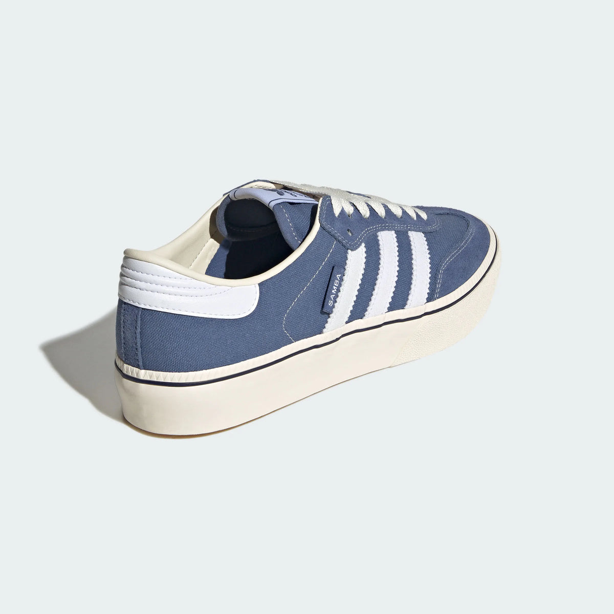 Adidas Originals ¨C Navy Blue / White Canvas Platform Casual Sneakers