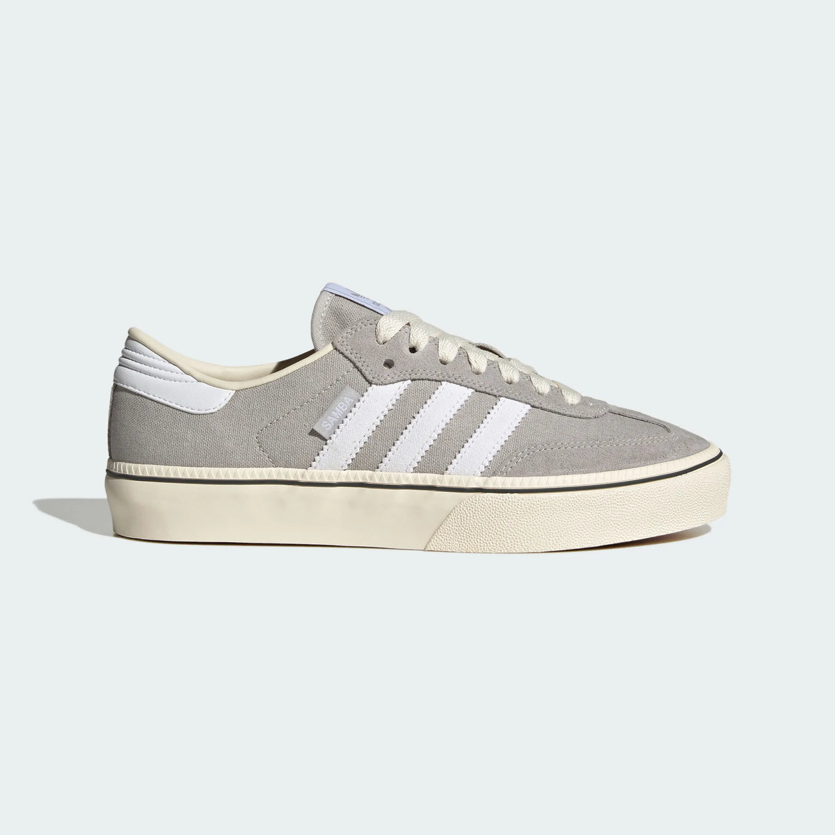 Adidas Originals ¨C Grey / White Canvas & Suede Platform Casual Sneakers