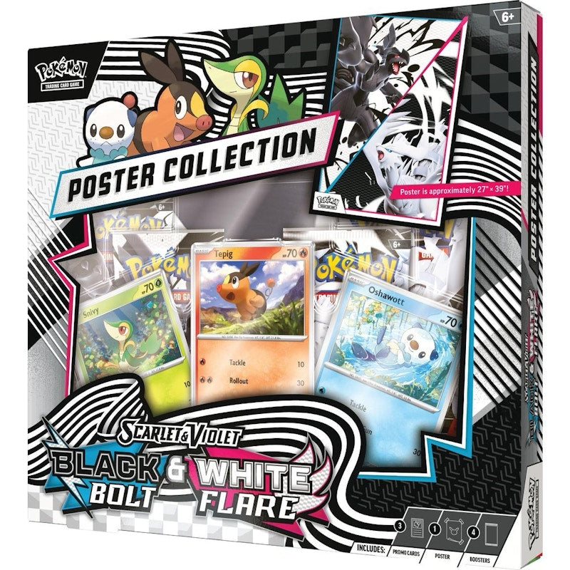 Pok¨¦mon Scarlet & Violet Black Bolt/White Flare Unova Poster Collection Box