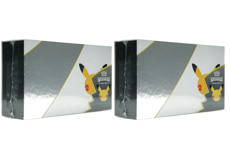 Pok¨¦mon TCG 25th Anniversary Celebrations Ultra-Premium Collection Box 2x Lot