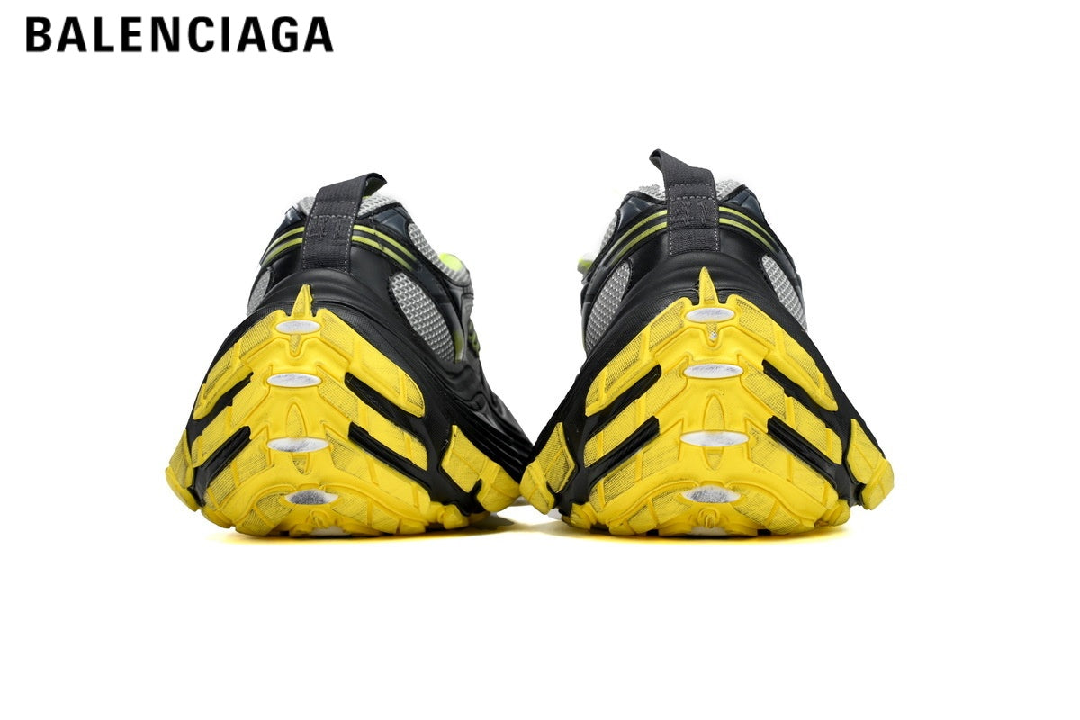 Balenciaga 10XL men's shoes  women sneakers ¡ª Grey / Black / Yellow