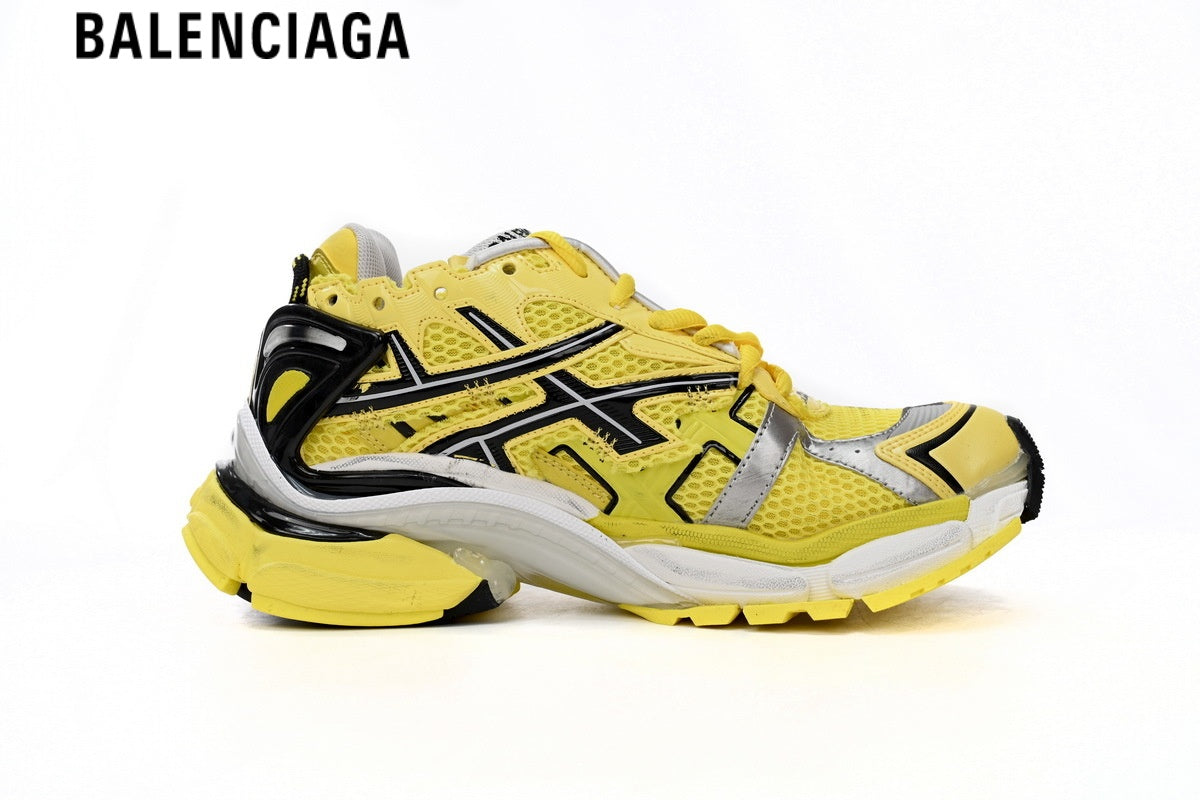 Balenciaga Runner Sneaker ¡ª Yellow Mesh & Black Synthetic Overlays