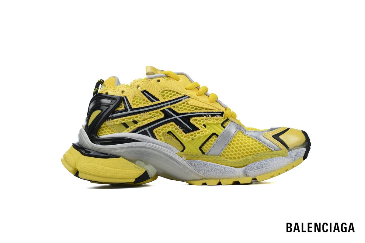 Balenciaga Runner men's shoes  women sneakers ¨C Yellow & Black
