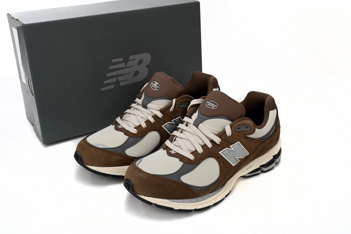 New Balance 2002R Women's & Men's Brown & Cream Retro Lifestyle Sneakers