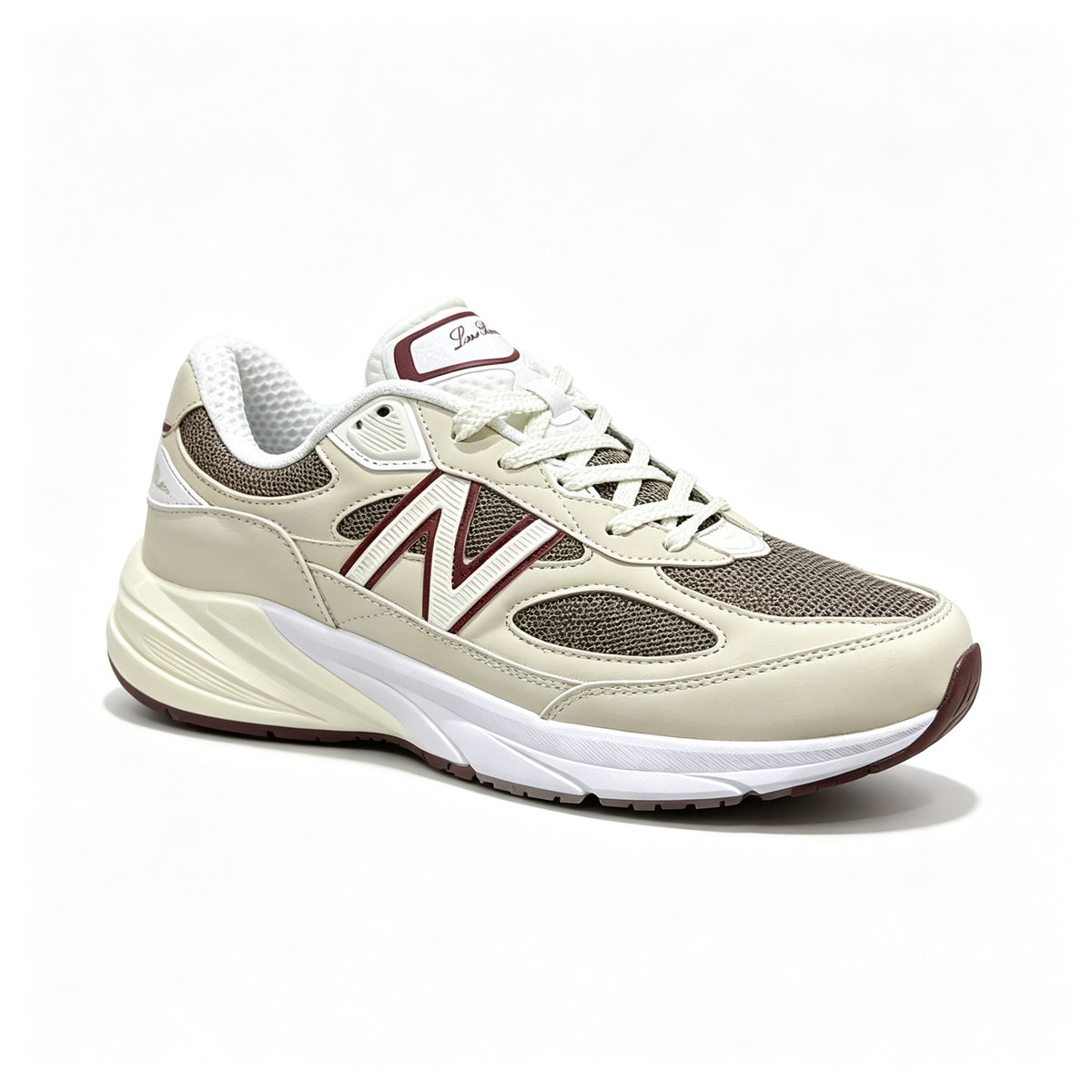 New Balance 990v6 Mindful Grey Burgundy Women's & Men's Lifestyle Sneakers