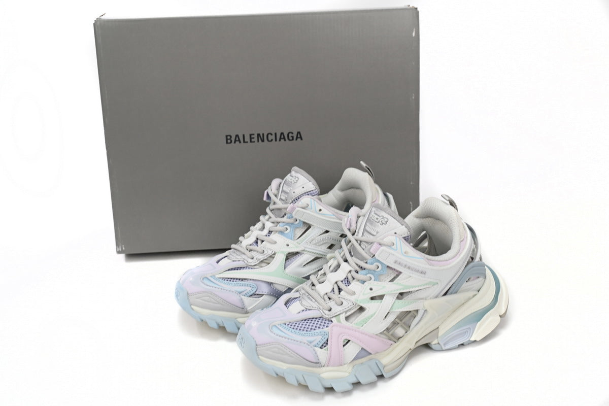 Balenciaga men's shoes Track.2 Sneakers  balenciaga runners White