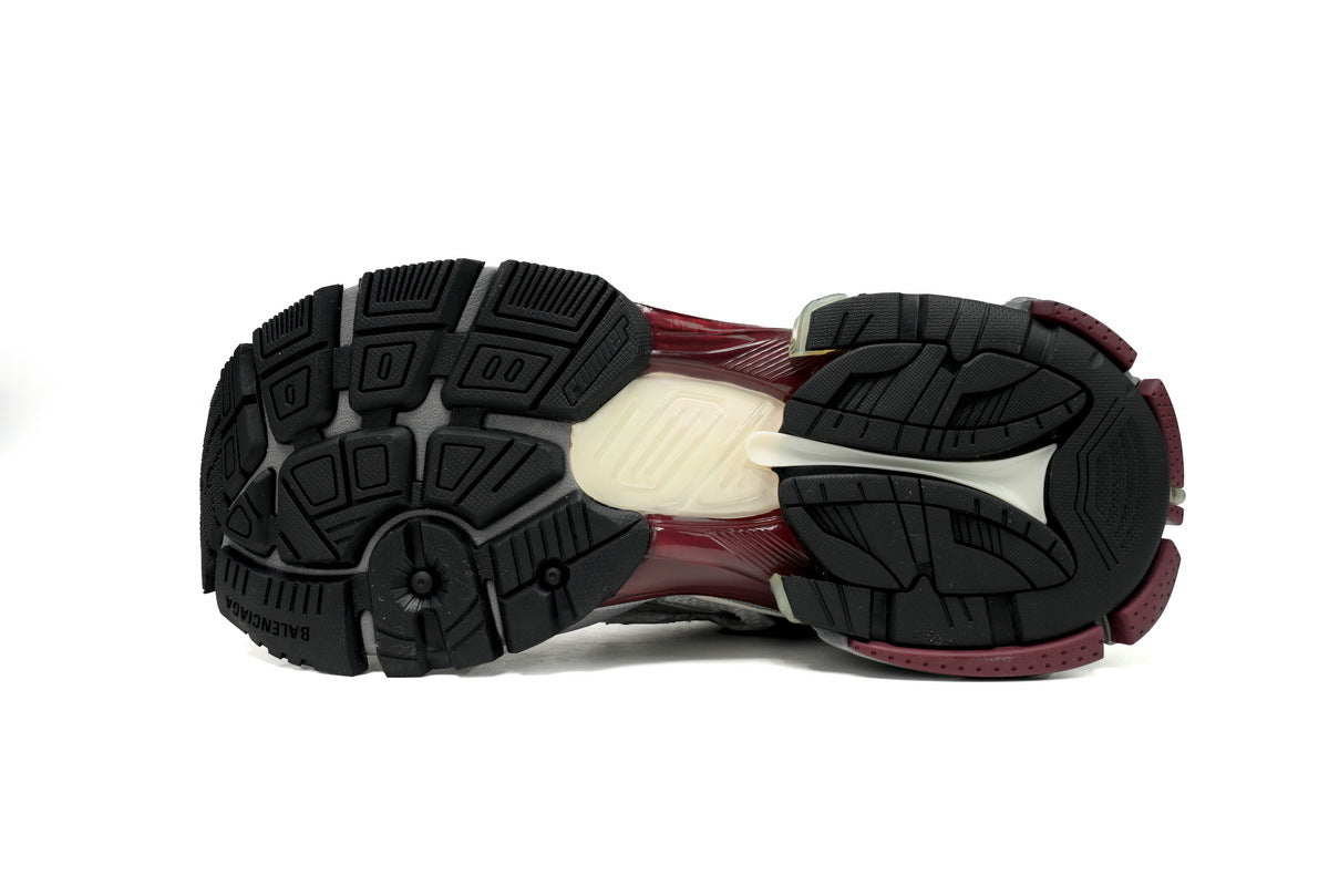 Balenciaga men's shoes Track Runner Sneaker ¨C Distressed Low-Top balenciaga runners  White and red