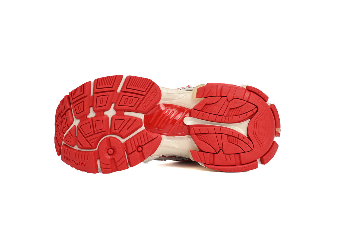 Balenciaga men's shoes Track Runner Sneaker ¨C Distressed Low-Top  balenciaga runners  White and Red