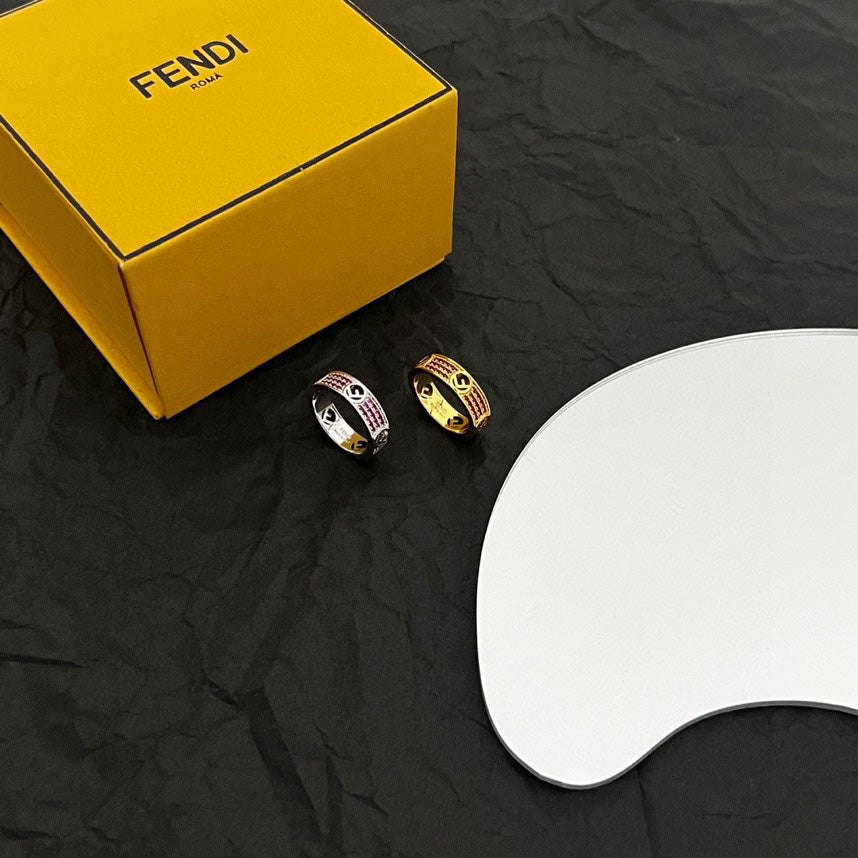 Fendi Is 18K Gold Ring