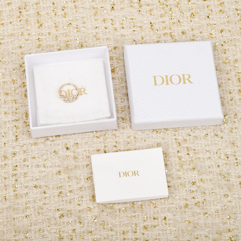 Dior Diamond 18K Gold Ring