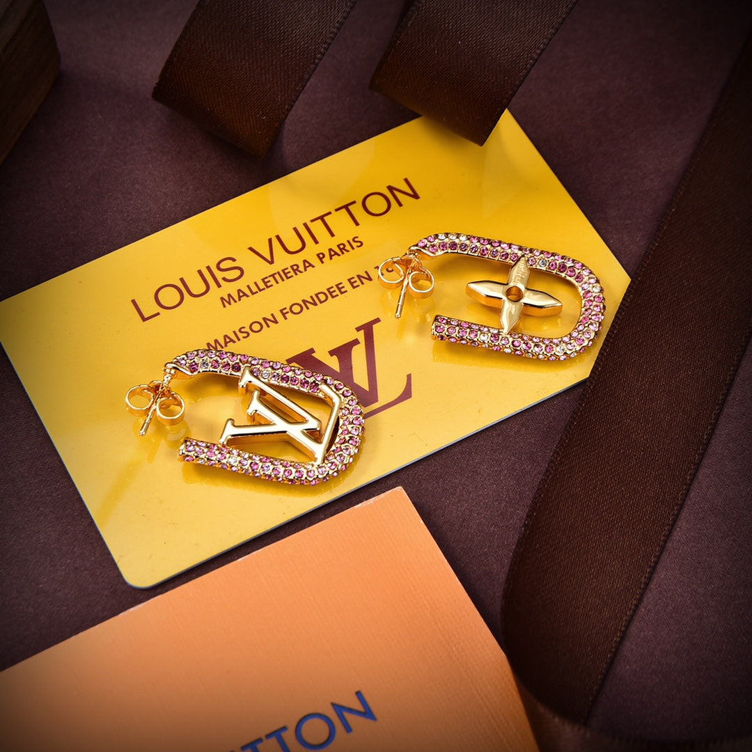 Louis Vuitton My Chain 18K Gold Earrings