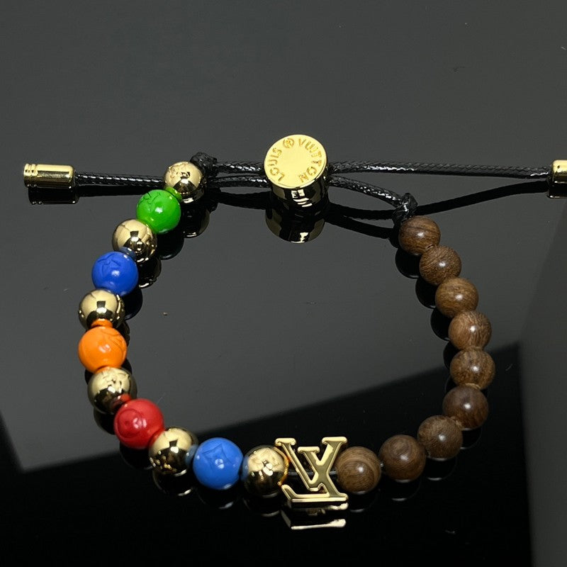Louis Vuitton Surfin' Beads 18K Gold Bracelet