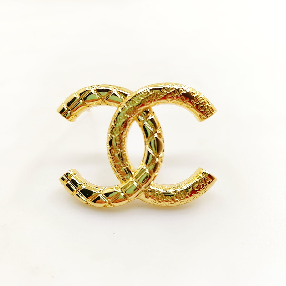 Chanel 24S 18K Gold Brooch