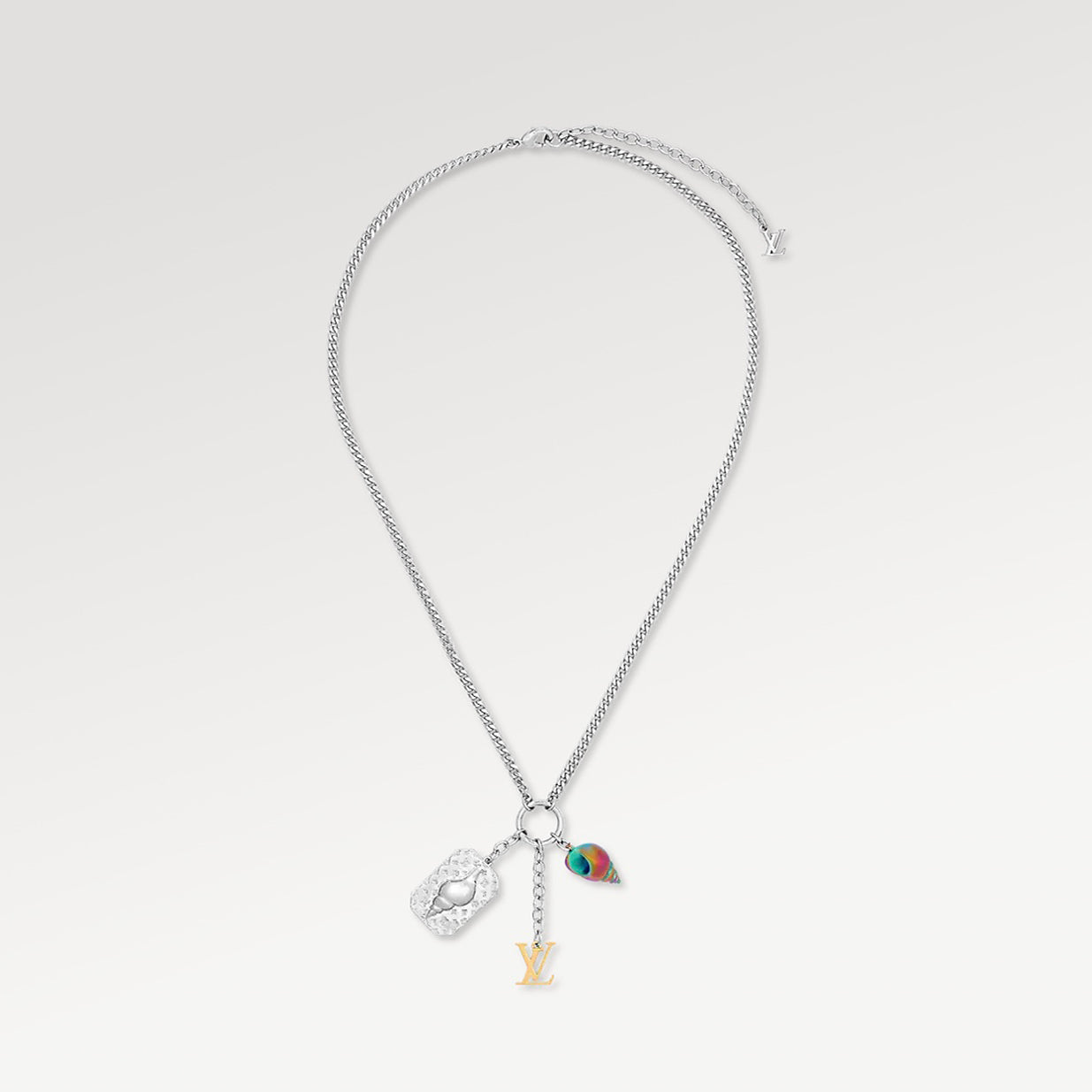 Louis Vuitton Shell 18K Gold Necklace