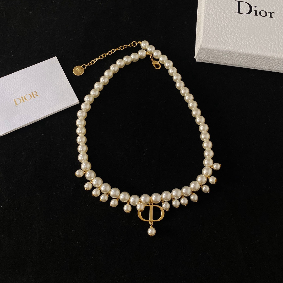 Dior Pearls 18K Gold Necklace