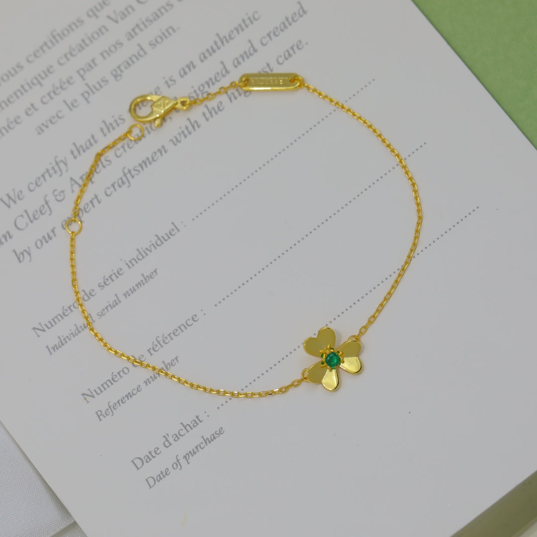 Frivole Emerald 18K Gold Bracelet