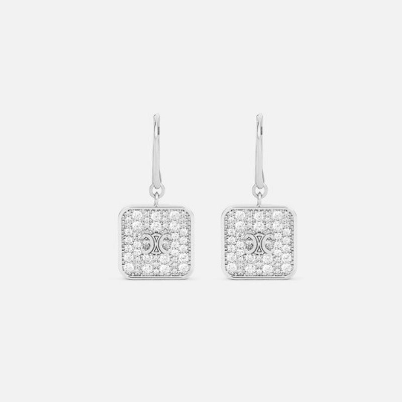 Celine Diamond 18K Gold Earrings