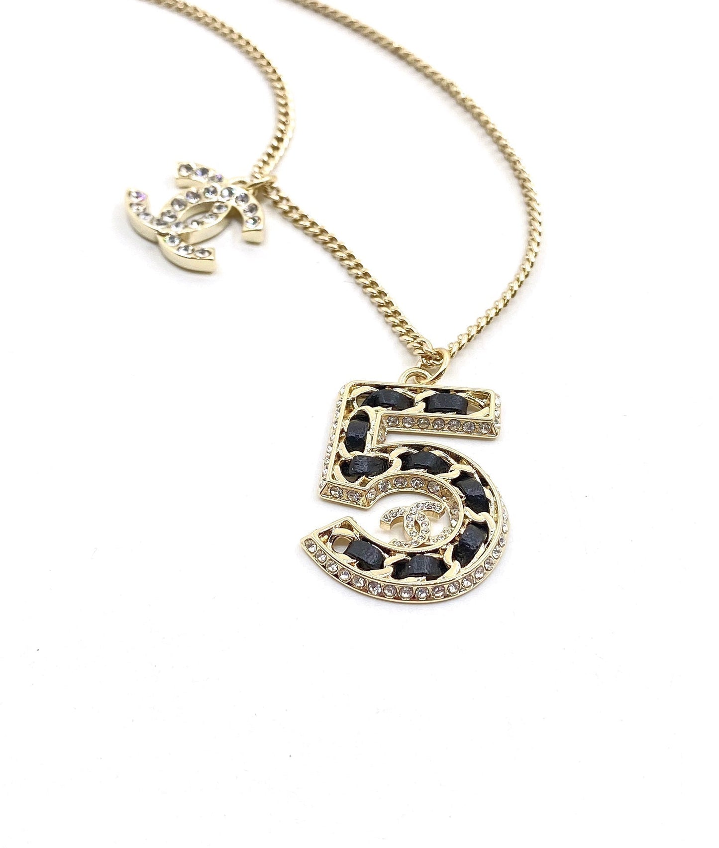Chanel No.5 Chain 18K Gold Necklace