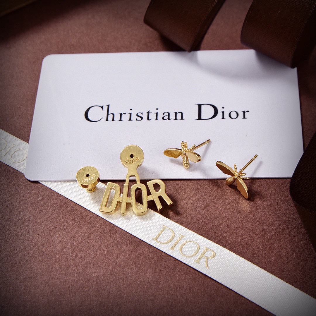 Dior Revolution 18K Gold Earrings