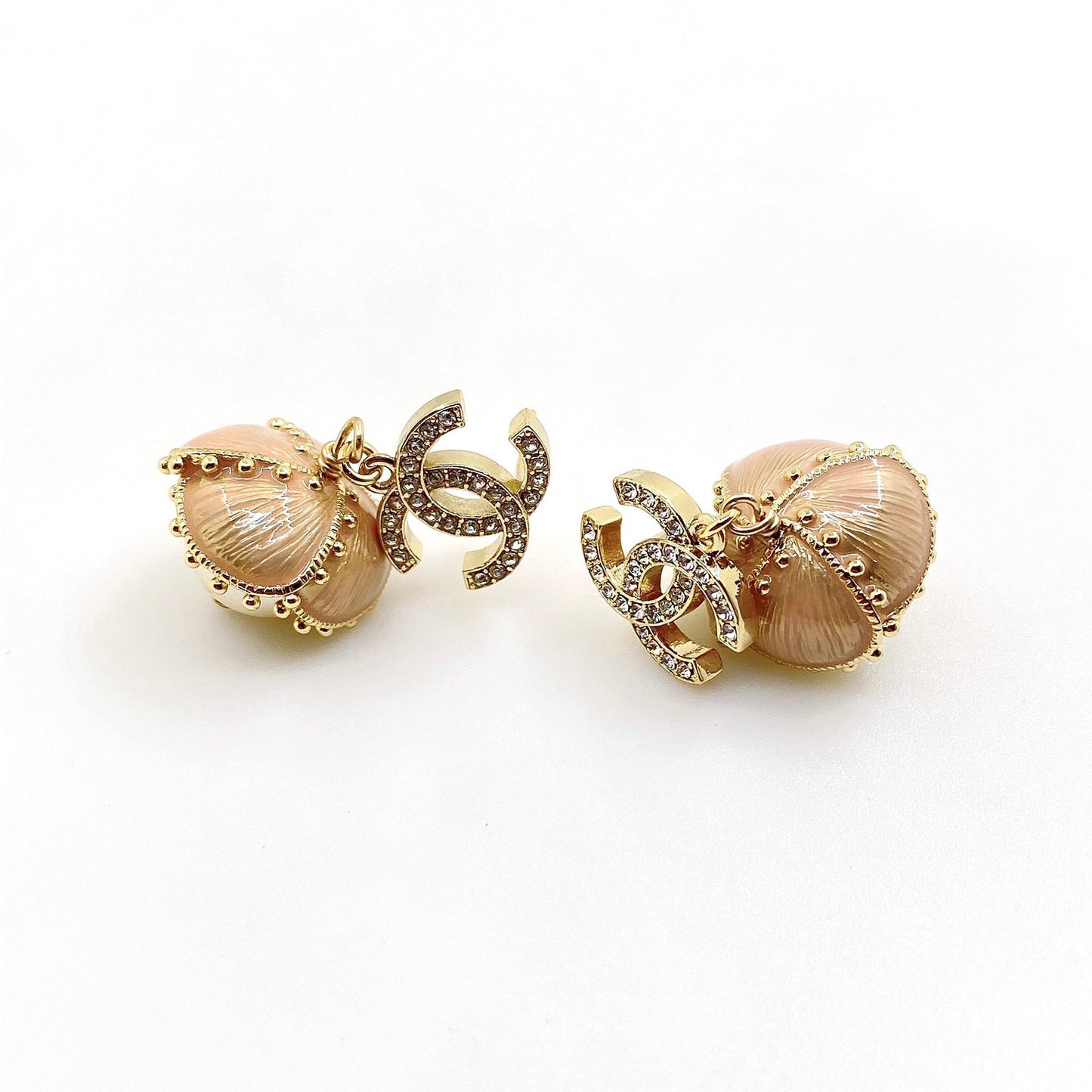 Chanel Flowers 18K Gold Earrings