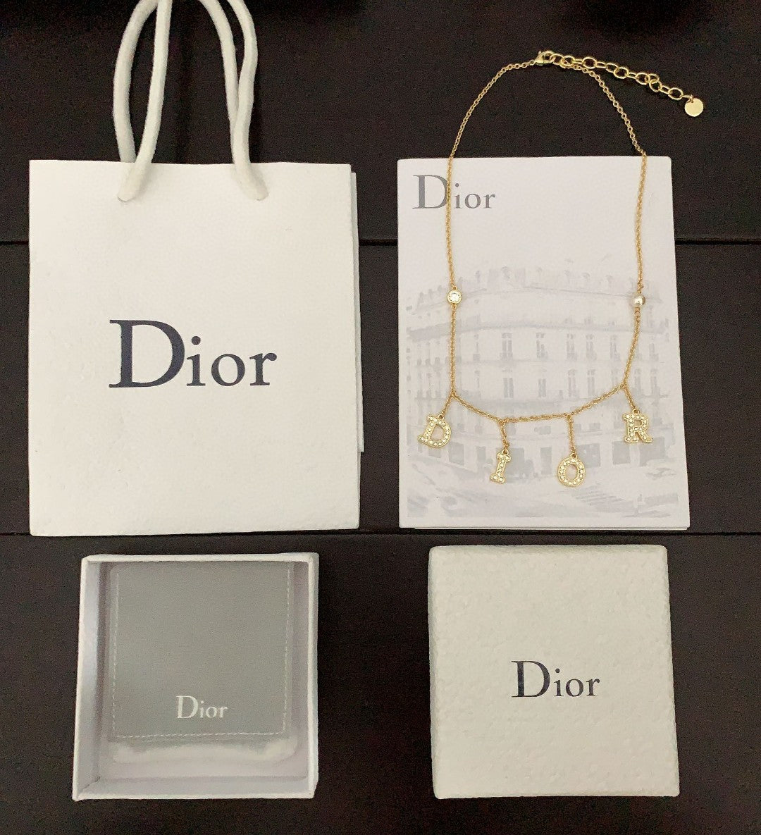 Dior 30 Montaigne 18K Gold Necklace