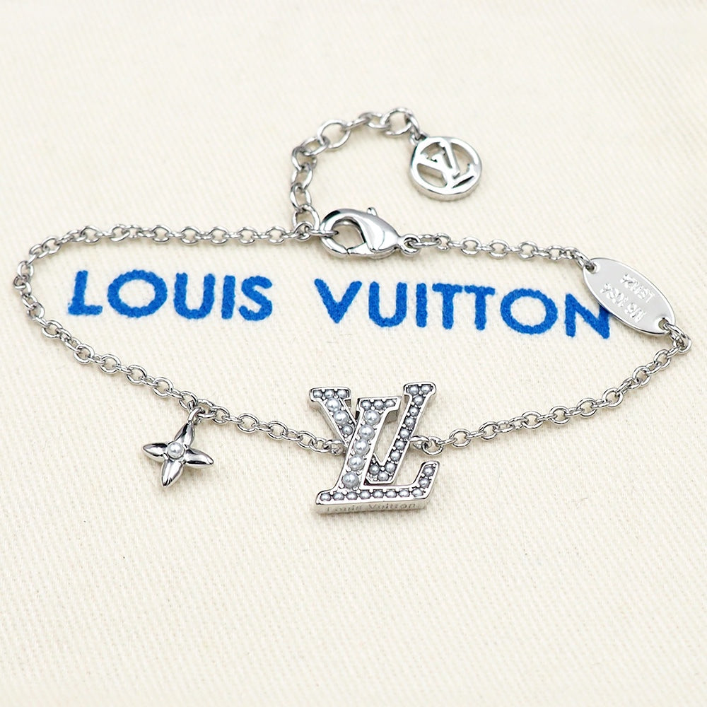 Louis Vuitton Iconic Pearls 18K Gold Bracelet
