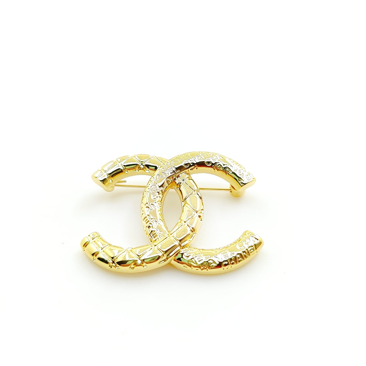 Chanel 24S 18K Gold Brooch