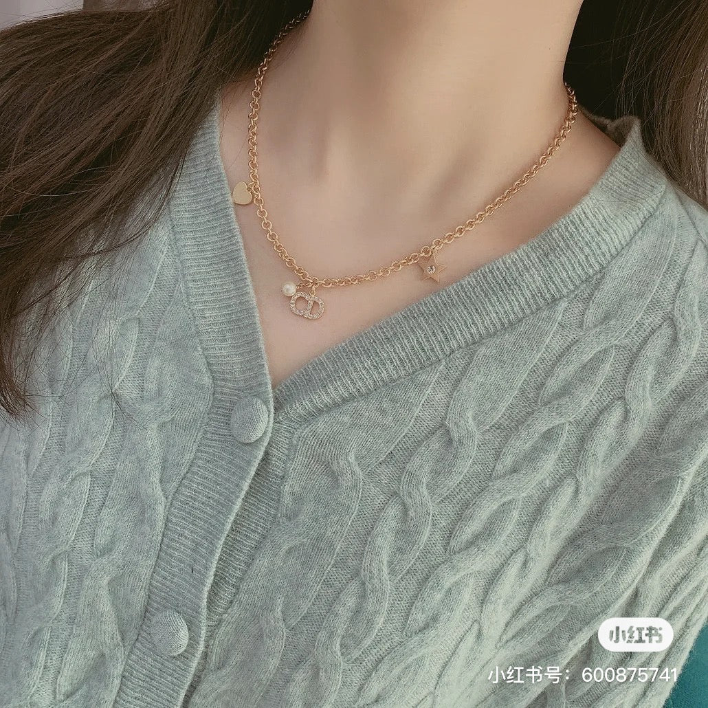 Dior 30 Montaigne 18K Gold Necklace