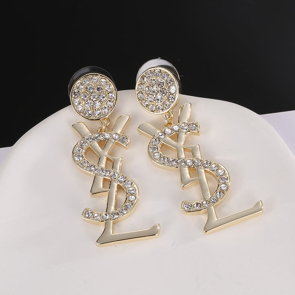 YSL Diamonds 18K Gold Earrings