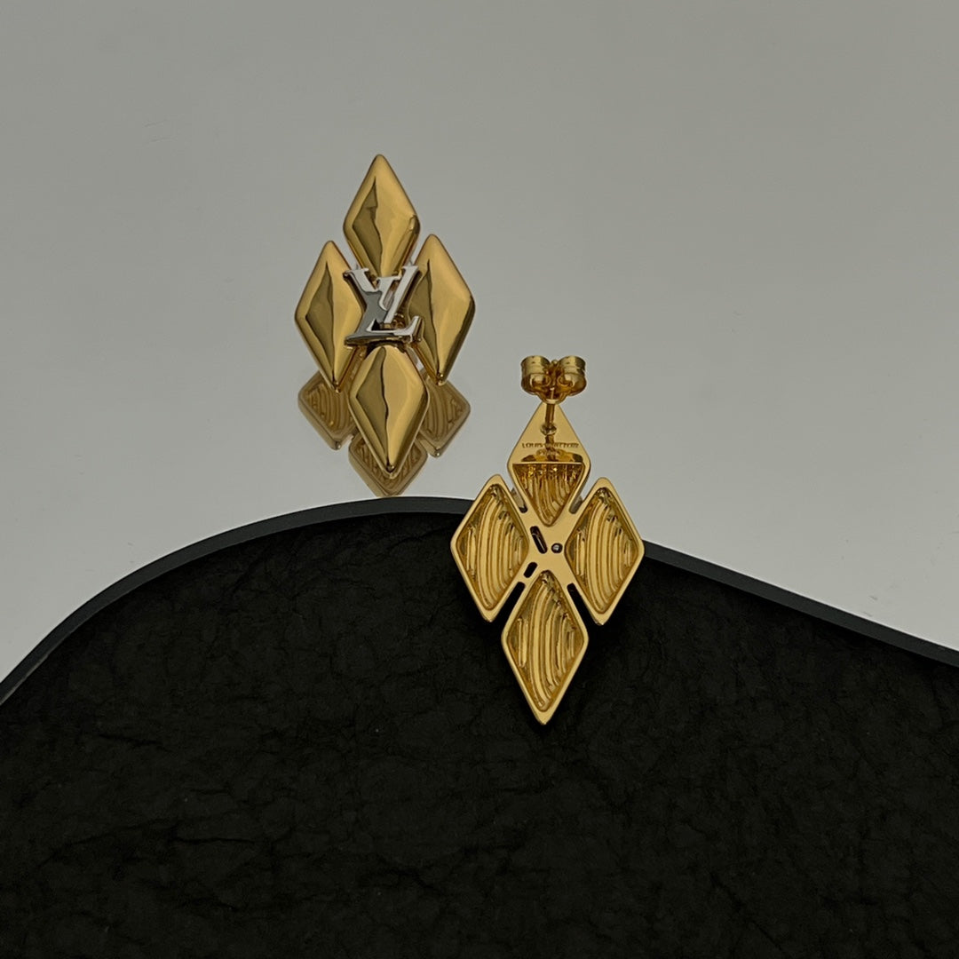Louis Vuitton GO-14 18K Gold Earrings