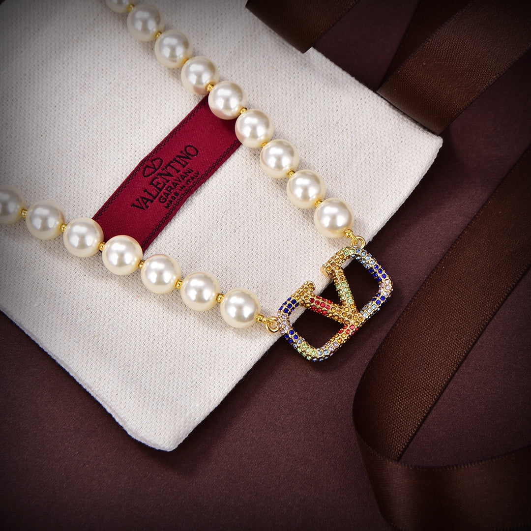 Valentino VLogo Signature 18K Gold Necklace