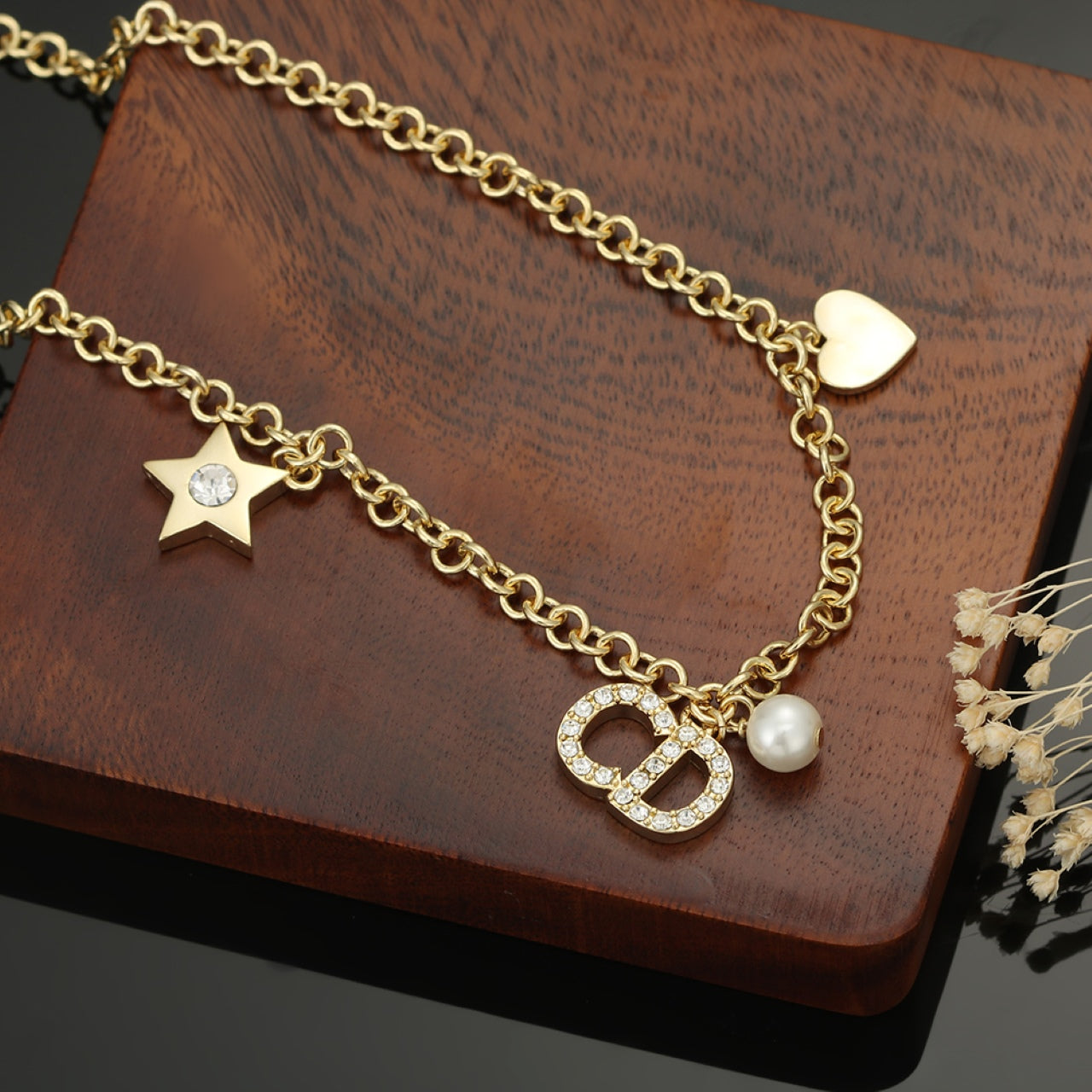 Dior 30 Montaigne 18K Gold Necklace