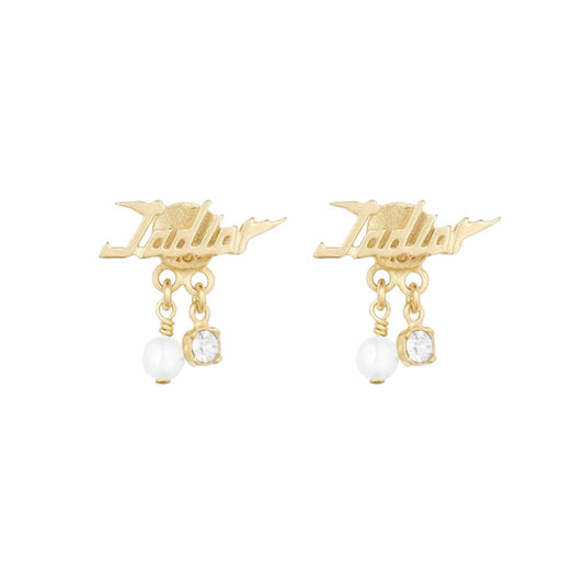 Dior J’Adior 18K Gold Earrings