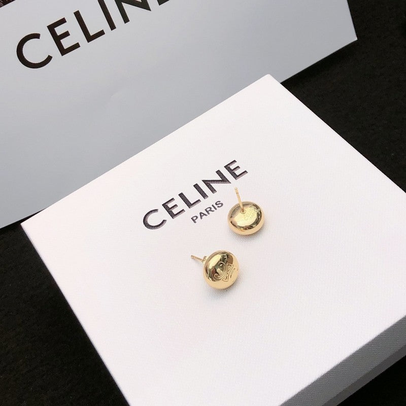 Celine Gold 18K Gold Earrings
