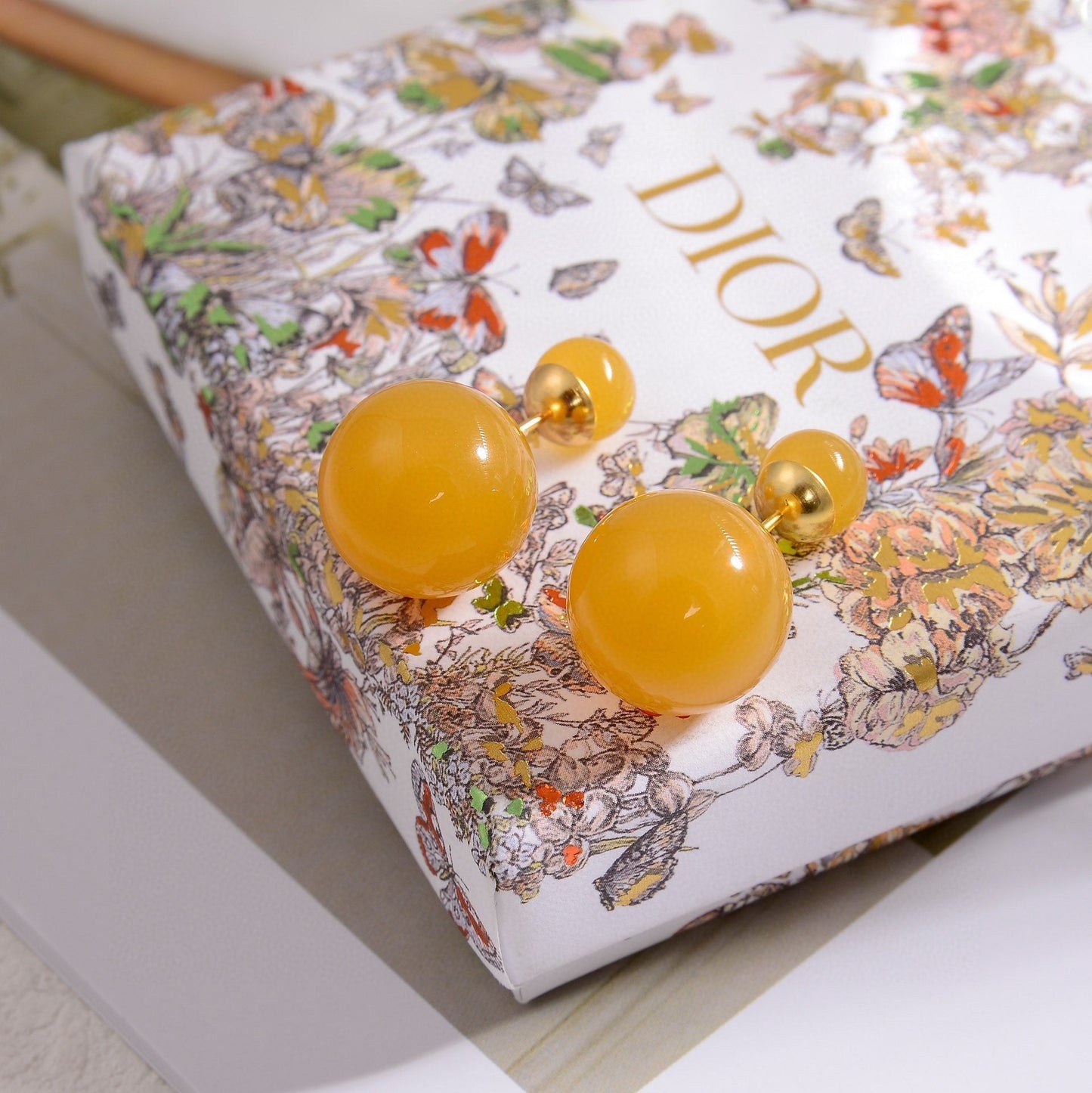 Dior Tribales Color 18K Gold Earrings