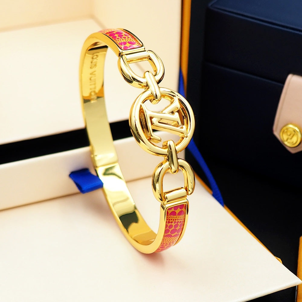 Louis Vuitton x YK Hang It 18K Gold Bracelet