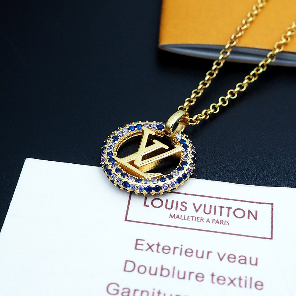 Louis Vuitton Louise By Night 18K Gold Necklace