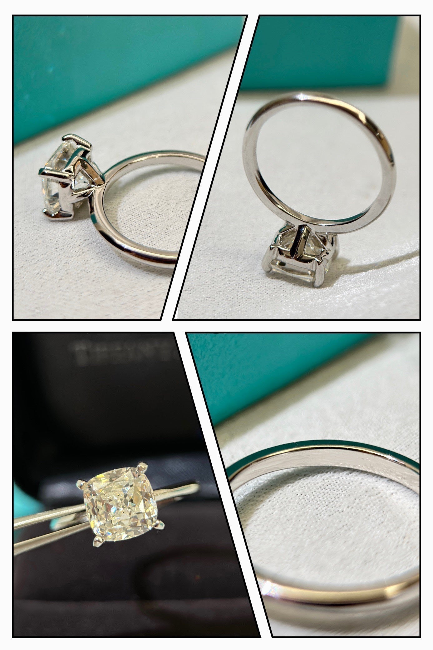 Tiffany True Engagement 18K Gold Ring