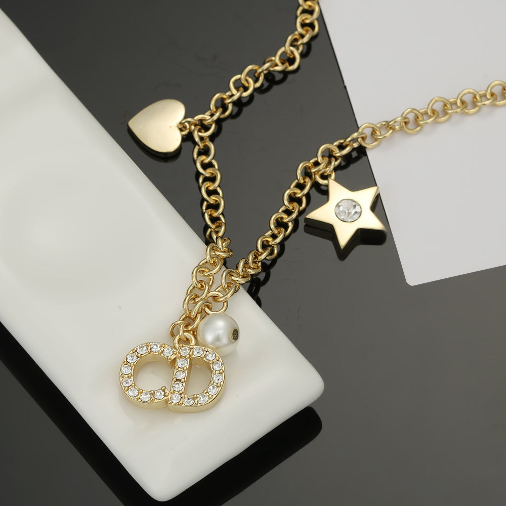 Dior 30 Montaigne 18K Gold Necklace